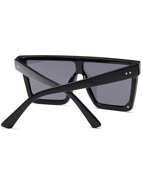 Square Square Oversized Sunglasses for Women and Men Driving Travel Glasses Trend Colorful Sunshade - CK19844I5TL $9.65