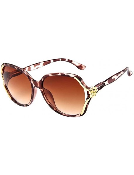 Cat Eye Colored Mens Womens Rose Big Frame Retro Vintage Sunglasses Eyeglasses - Multicolor-b - C118T86X08T $6.79