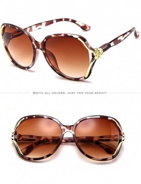 Cat Eye Colored Mens Womens Rose Big Frame Retro Vintage Sunglasses Eyeglasses - Multicolor-b - C118T86X08T $6.79