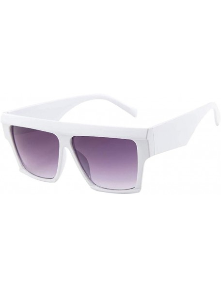 Rectangular Oversized Sunglasses Polarized Glasses Classic - E - C118SD9C25Q $10.56