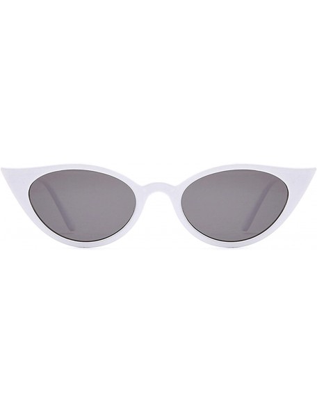 Oversized Retro Classic Oval Sunglasses for Women AC PC UV 400 Protection Sunglasses - Gray - CA18SAT4YZM $15.49