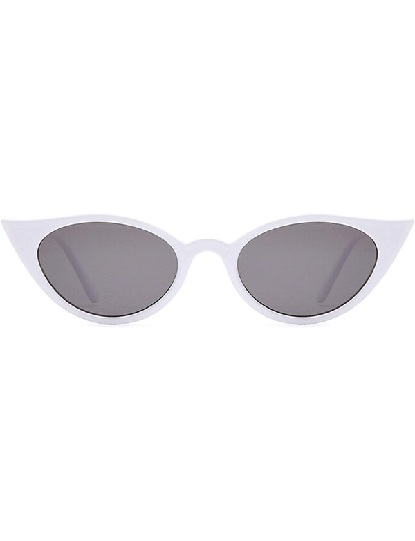 Oversized Retro Classic Oval Sunglasses for Women AC PC UV 400 Protection Sunglasses - Gray - CA18SAT4YZM $15.49