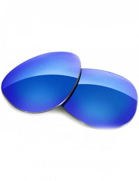 Aviator Non-Polarized Replacement Lenses for Serengeti Large Aviator - Glacier Mirror Tint - CO11UF2T6NR $24.09