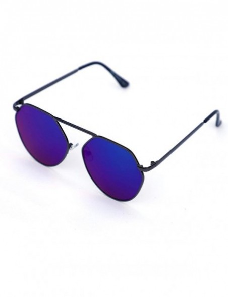 Goggle Blue Shade Metal Frame Sunglasses for Boys and Girls - CJ18MESSHT0 $12.50