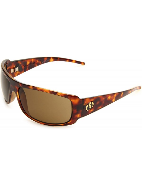 Oversized Visual Charge XL Sunglasses - Tortoise Shell Frame/Bronze Lens - CN119206Q3L $38.25