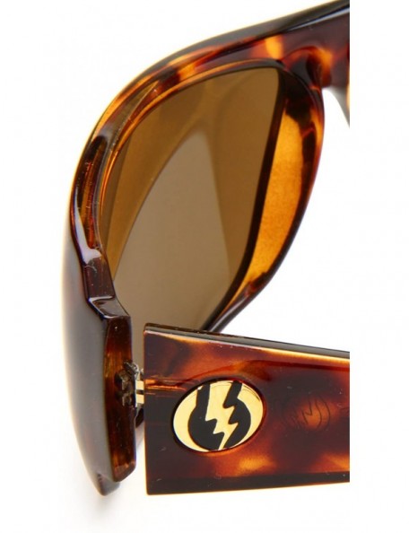 Oversized Visual Charge XL Sunglasses - Tortoise Shell Frame/Bronze Lens - CN119206Q3L $38.25