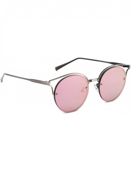 Round Polarized Sunglasses Protection Fashion Activities - Purple - CU18TQYWYSU $20.41