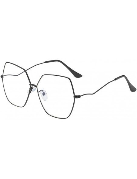 Oversized Fashion Irregular Shape Sunglasses Glasses Vintage Retro Retro Vintage Narrow Cat Eye Sunglasses for Women - I - CS...