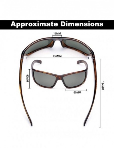 Sport Matecumbe Polarized Sunglasses with AcuTint UV Blocker for Fishing and Outdoor Sports - CW18YK93E9Q $20.31