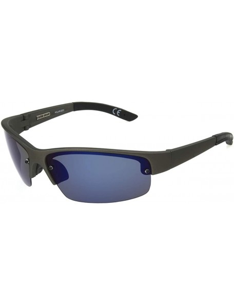 Shield Men's Glide Shield Sunglasses- Gray- One Size - C6196EKOT9U $15.67