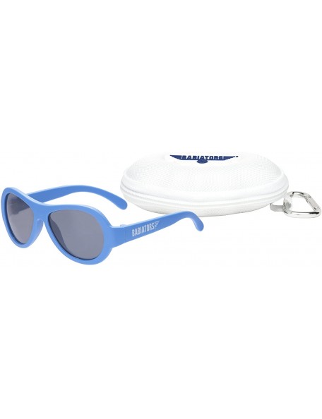 Aviator Gift Set UV Protection Children's Sunglasses & Cloud Case - True Blue - CC180SKYEQE $23.48
