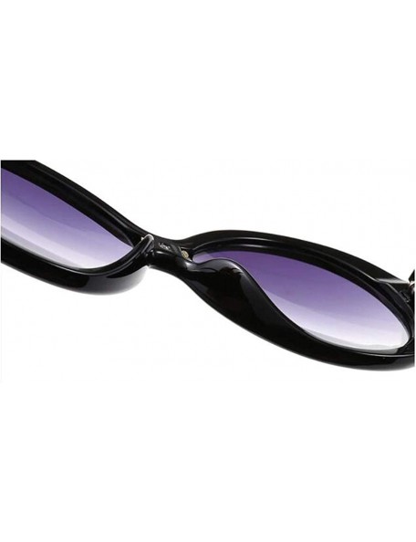 Round Fashion small round frame sunglasses- women's men's two-tone sunglasses - E - C818RT09IEE $52.20