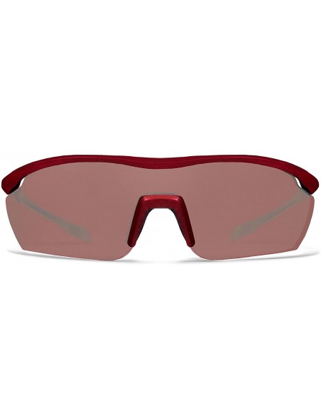 Sport Gamma Red Golf Sunglasses with ZEISS P5020 Red Tri-flection Lenses - CF18KN2SEHC $20.41