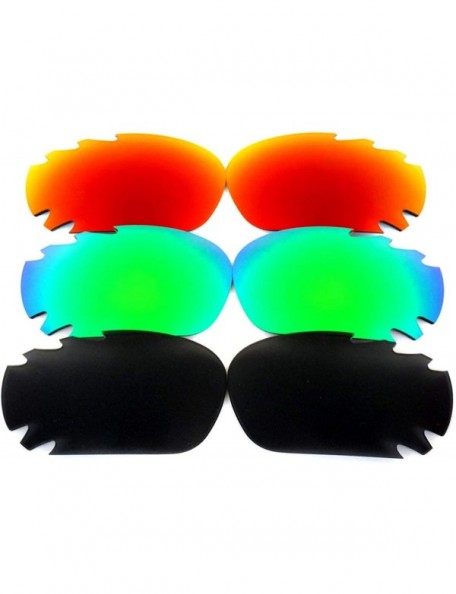 Oversized Replacement Lenses Racing Jacket Black&Green&Red Color Polarized 3 Pairs-FREE S&H. - Black&green&red - C61286JS0CN ...