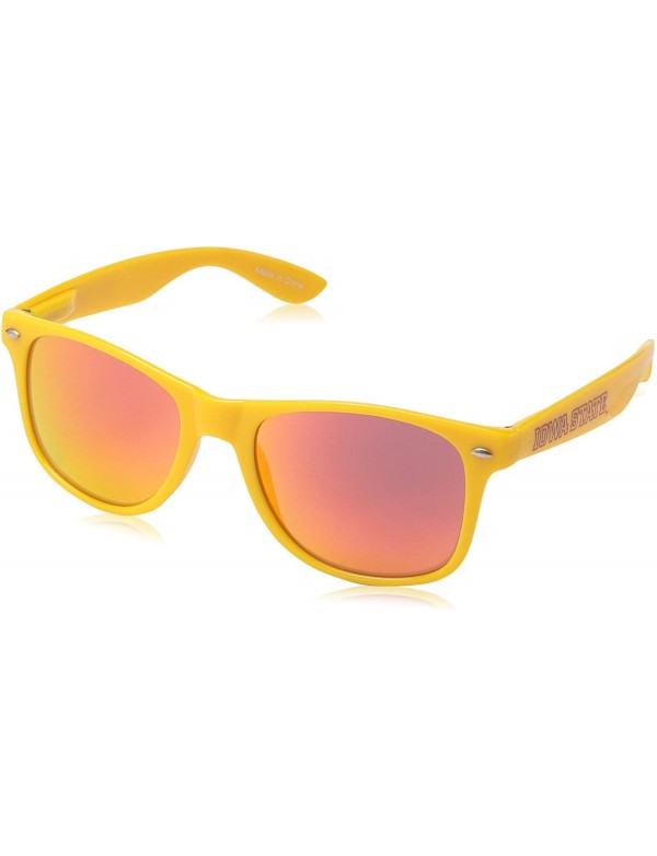 Sport NCAA Iowa State Cyclones IWST-2 Gold Frame - Red Lenses Sunglasses - One Size - Gold - C4119UYJMET $21.89