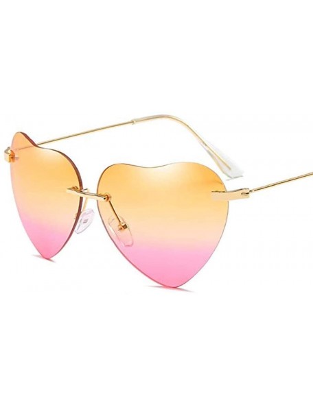 Semi-rimless Fashion Sunglasses Shaped Street - E - CL194XMY7CL $11.99