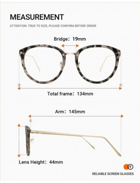 Aviator Vintage Round Metal Optical Eyewear Non-prescription Eyeglasses Frame for Women - CW18O2D7X30 $11.92