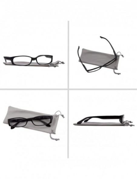 Square Reading Glasses Men Women Dura Tight - Black Tortoise Red Black Sun - CQ1880MICSA $16.14