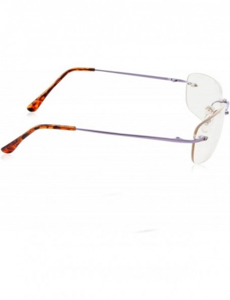Sport Classic Rectangular Lightweight Metal Frame Sport Sunglasses for Men Women - Tortoise Clear - CK18OM5LEQR $14.68