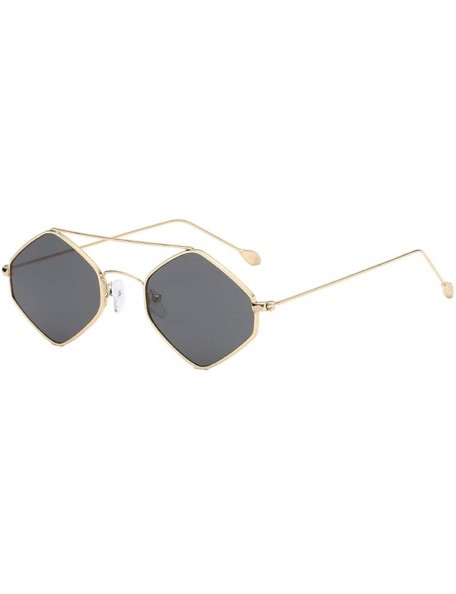 Sport Women's Fashion Cat Eye Shade Sunglasses Women Sunglasses Integrated Stripe Vintage Glasses - Gray - CG18UHIIIXR $16.47