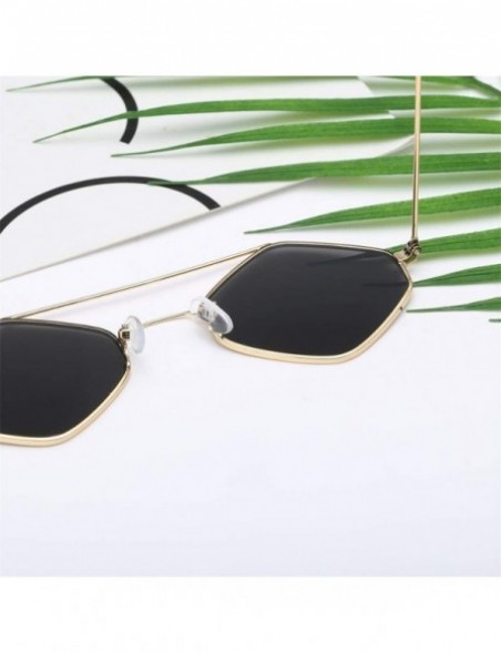 Sport Women's Fashion Cat Eye Shade Sunglasses Women Sunglasses Integrated Stripe Vintage Glasses - Gray - CG18UHIIIXR $8.78