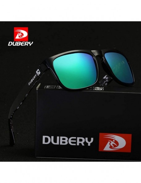 Square Square Shape Casual Polarized Sunglasses Driver Shades Vintage Style Sun Glasses - 11 - CE18XU025TL $12.96