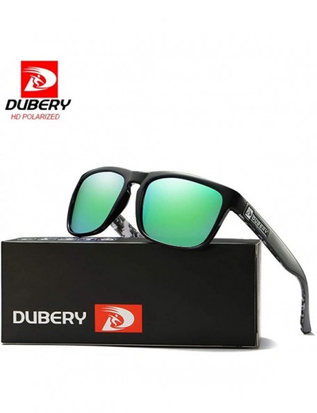 Square Square Shape Casual Polarized Sunglasses Driver Shades Vintage Style Sun Glasses - 11 - CE18XU025TL $12.96