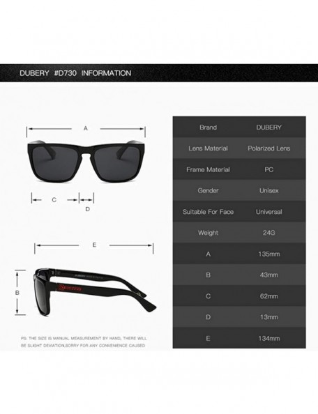 Square Square Shape Casual Polarized Sunglasses Driver Shades Vintage Style Sun Glasses - 11 - CE18XU025TL $12.96