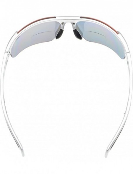 Sport Bifocal Sunglasses with Wrap-Around Sport Design Half Frame for Men and Women - Silver - C718C3LYSI8 $13.57