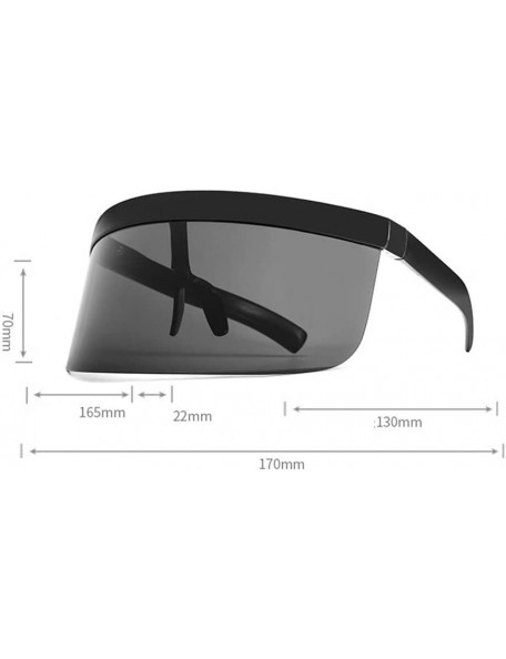 Goggle Oversized Goggles Sunglasses Against Peeping Sunscreen and Sandproof Sunglasses - 5 - C3190EX5ZGH $40.21
