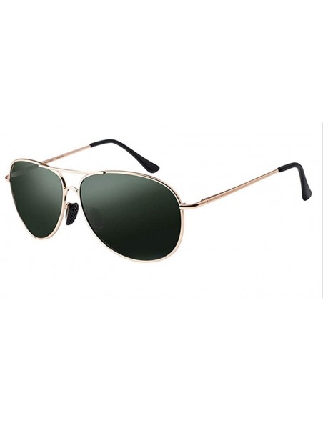 Sport Premium Military Style Classic Aviator Sunglasses- Polarized- 100% UV protection - Black - CF18OWOSHNI $17.52