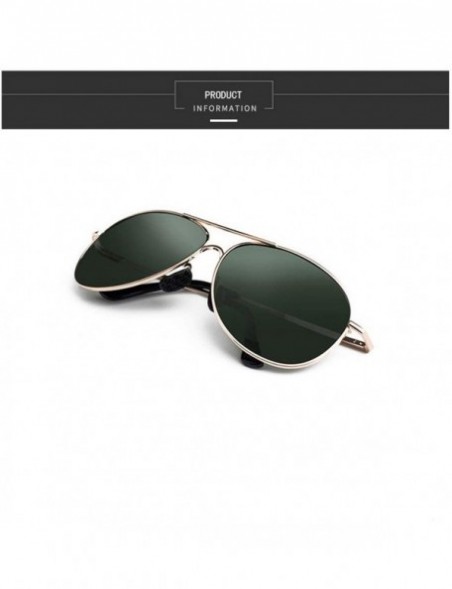 Sport Premium Military Style Classic Aviator Sunglasses- Polarized- 100% UV protection - Black - CF18OWOSHNI $17.52