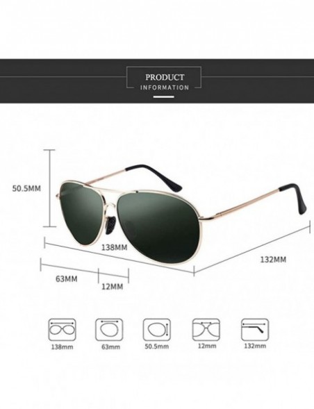 Sport Premium Military Style Classic Aviator Sunglasses- Polarized- 100% UV protection - Black - CF18OWOSHNI $17.52