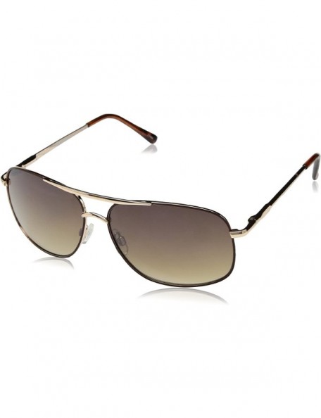 Aviator Men's U934 Aviator Sunglasses- 61 mm - Gold & Brown - CH1296VPM0N $19.06
