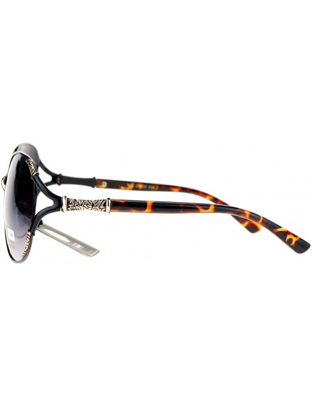 Butterfly Medieval Dragon Claw Metal Y Arm Butterfly Sunglasses - Black Gold - C4123DEPAW3 $11.12
