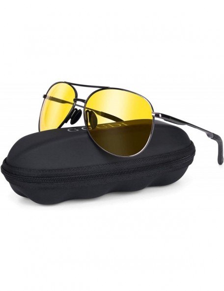 Aviator Driving Polarized Sunglasses Anti Glare - Night B1 - C718A47R29W $22.67