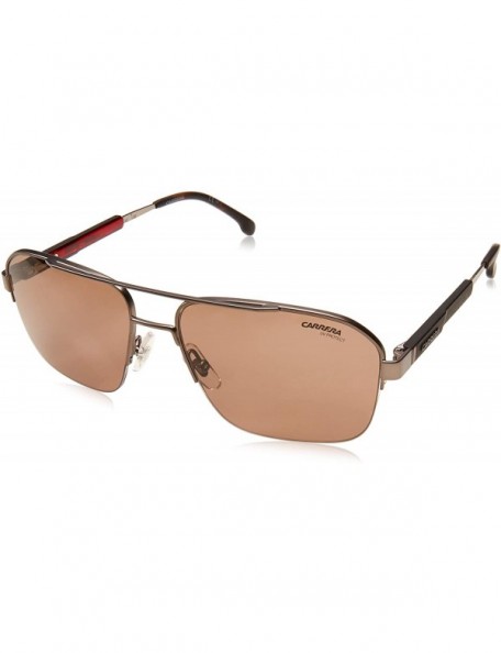 Sport Men's CA8028/S Square Sunglasses- Dark Grey/Brown- 59 mm - C518KZ20005 $29.53