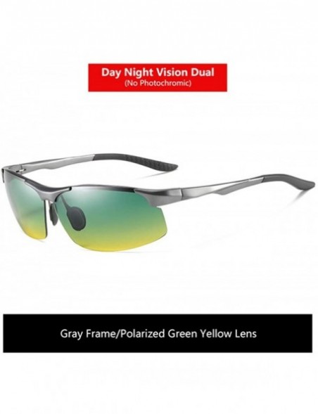 Sport Polarized Glasses for Men & Women - Night Vision Driving/Sun Glasses with Aluminum Frame Sports Sunglasses - C71900NO5A...