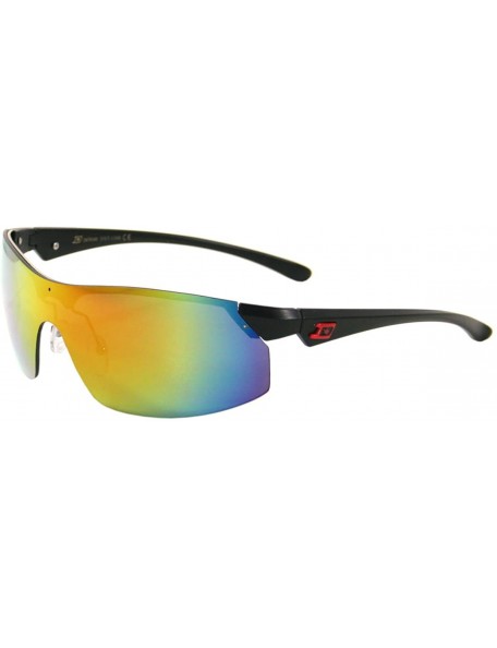 Sport New High Performance Triathlon Style Sports Metal Frame Sunglasses SS1348 - Red - CY11J49OHMH $9.90