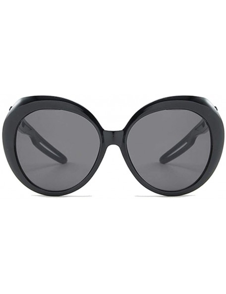 Oversized Hollow Out Legs Oversized Round Sunglasses for Women and Men UV400 - C2 - CE198CZSUOZ $11.34