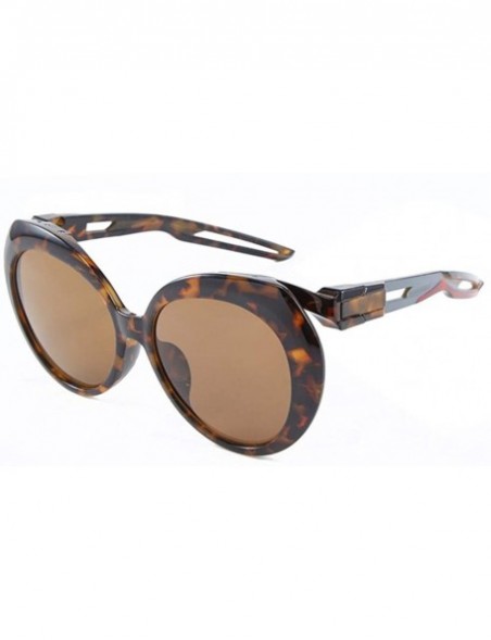 Oversized Hollow Out Legs Oversized Round Sunglasses for Women and Men UV400 - C2 - CE198CZSUOZ $11.34