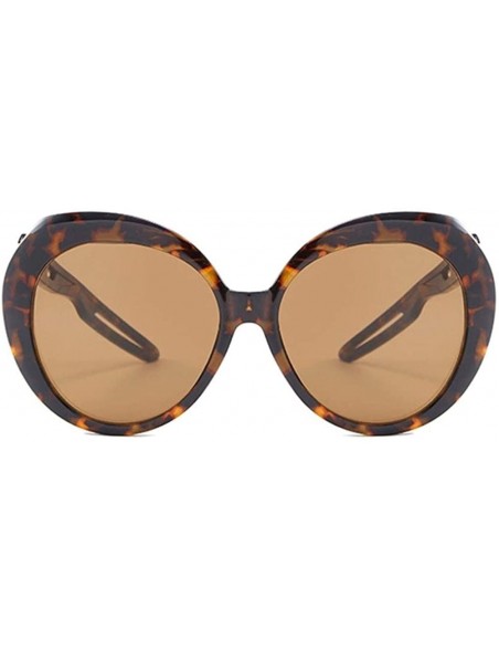 Oversized Hollow Out Legs Oversized Round Sunglasses for Women and Men UV400 - C2 - CE198CZSUOZ $11.34