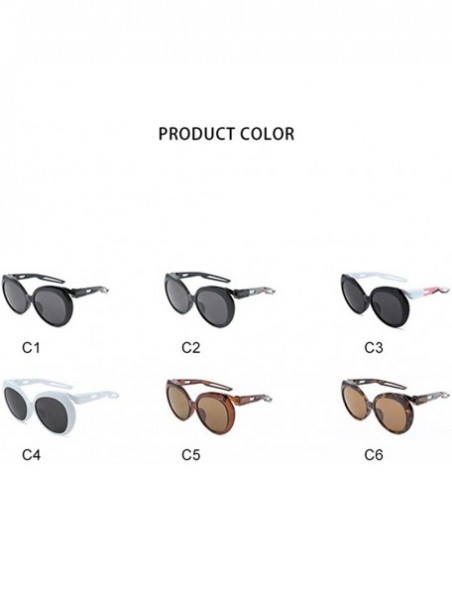 Oversized Hollow Out Legs Oversized Round Sunglasses for Women and Men UV400 - C2 - CE198CZSUOZ $11.34