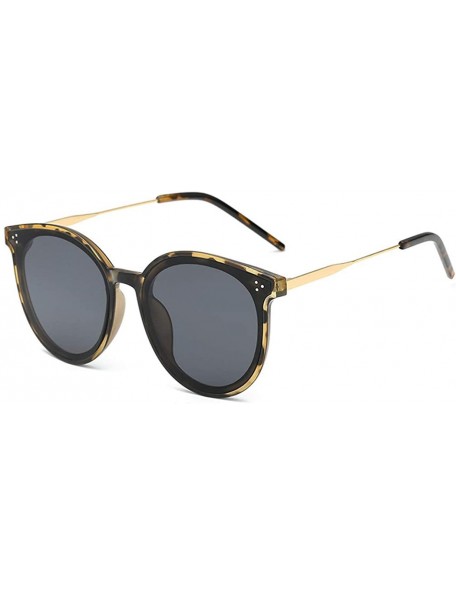 Aviator Men and women 2019 new sunglasses - metal frame fashion sunglasses - E - CV18S6CKOC0 $38.84