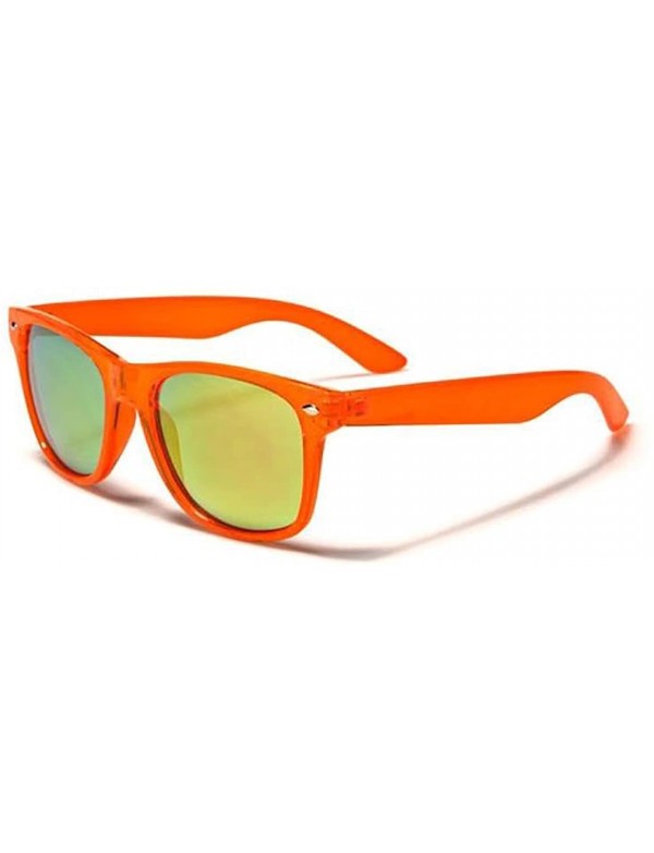 Wayfarer Color Mix Sunglasses - Yellow/Orange - C218DNCIDAY $10.28