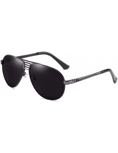 Aviator Sunglasses Polarizing sunglasses Metal sunglasses Driver's Sunglasses - A - C918QCC6CIN $34.23