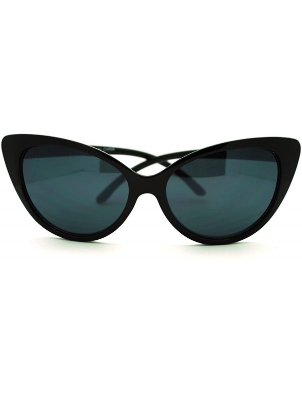 Cat Eye 50's Women's OG Classic Cat Eye Sunglasses - Black - C011F6Q8F43 $10.02