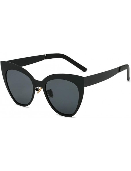 Cat Eye Sunglasses Protection Outdoor Accessory - Black Box - CY1997LGQUE $50.56