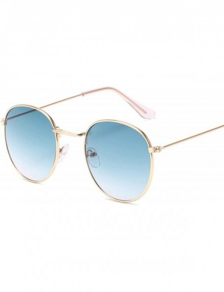 Round Round Retro Sunglasses Women Luxury Brand Glasses Women/Men Small Mirror Oculos De Sol Gafas UV400 - C7197A2WHUG $33.33