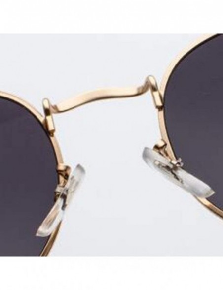 Round Round Retro Sunglasses Women Luxury Brand Glasses Women/Men Small Mirror Oculos De Sol Gafas UV400 - C7197A2WHUG $33.33
